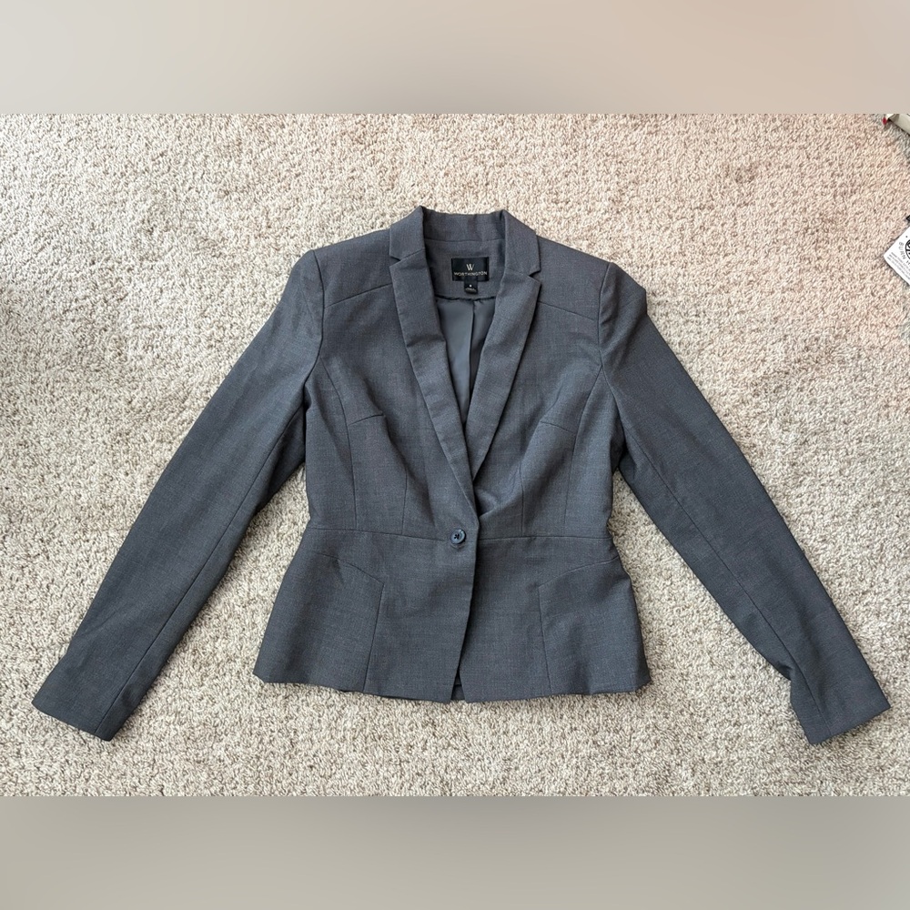Worthington Charcoal Blazer